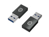 EAN 4015867226100 - Conceptronic DONN10G cambiador de género para cable USB A USB C Negro imagen 1