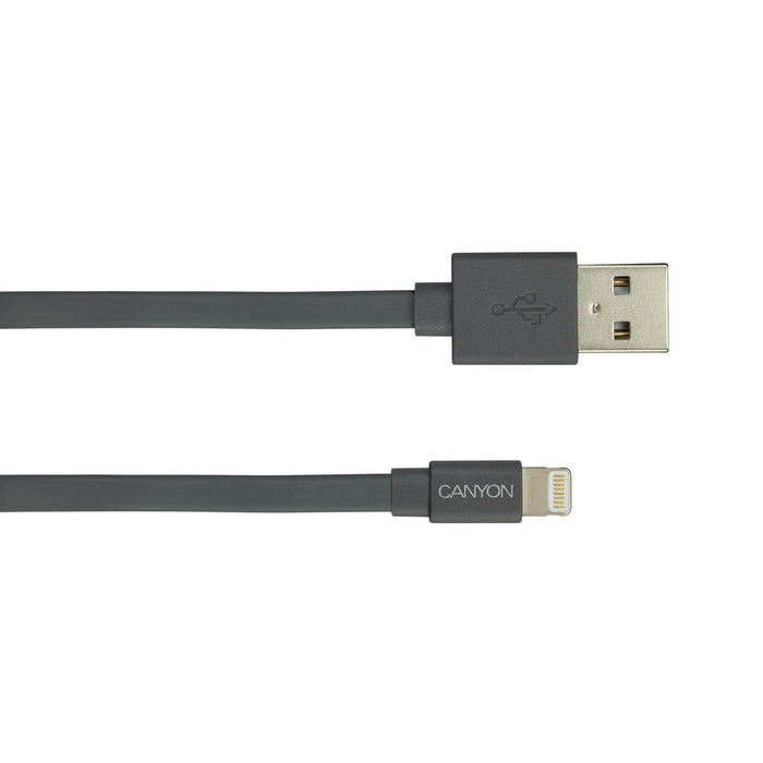 Canyon Cable Mfi-2 Lightning 12w 1m Dark Grey
