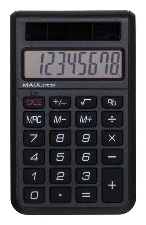 EAN 4002390091183 - MAUL ECO 250 calculadora Bolsillo Calculadora básica Negro imagen 1