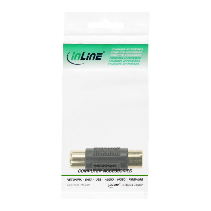 Adaptador De Audio Inline Rca Hembra A Hembra