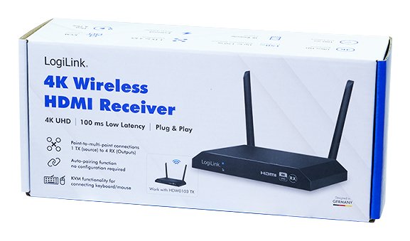 Logilink Hdmi-Receiver-Einheit Para Hdw0103, Drahtlos, 150m