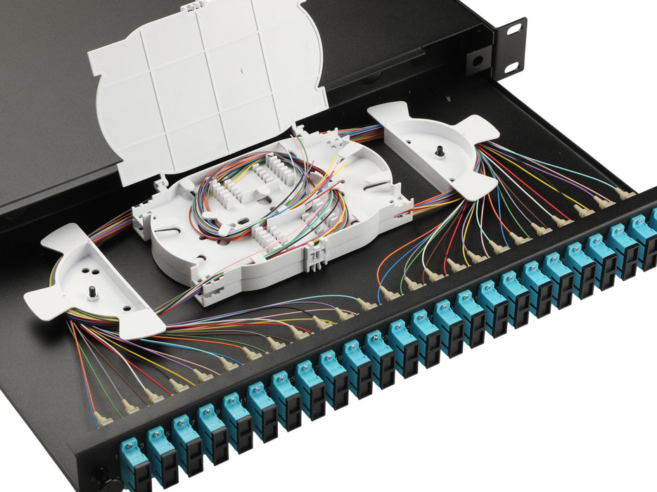 Equip Lwl-Spleisskamen 24-Port Lc-Duplex Om3 1u Komplett Sw