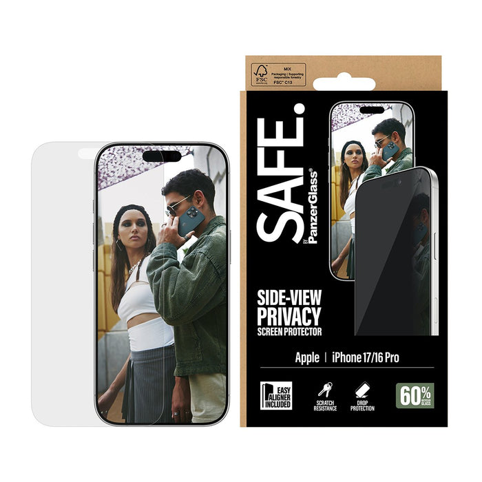 EAN 5715685028038 - PanzerGlass SAFE. by ® Privacy Screen Protector iPhone 17 | iPhone 16 Pro | Ultra-Wide Fit w. EasyAligner imagen 2