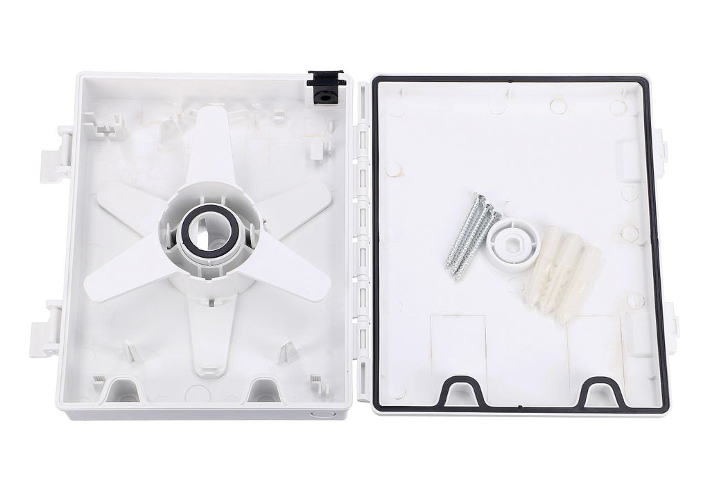 EAN 5902560360837 - Extralink FIBER OPTIC CABLE COILING BOX (PUSZKA ZAPASU KABLA) Pared Caja de cables Blanco 1 pieza(s) imagen 4