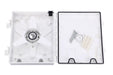 EAN 5902560360837 - Extralink FIBER OPTIC CABLE COILING BOX (PUSZKA ZAPASU KABLA) Pared Caja de cables Blanco 1 pieza(s) imagen 4