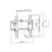 EAN 8716309126038 - Gembird WM-42T-02 soporte para TV 106,7 cm (42") Negro imagen 2
