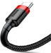 EAN 6953156278240 - Baseus Cafule cable USB 2 m USB A USB C Negro, Rojo imagen 3