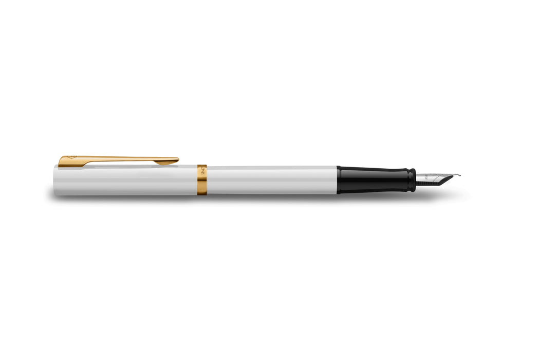 Waterman Füllfederhalter Impression Blancoer Lack Ct M Azul Caja De Regalo