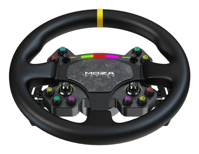 Moza Rs025 Mando Y Volante Negro Pc