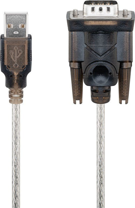 EAN 4040849732249 - Goobay 95435 cable de serie Transparente 1,5 m USB tipo A RS-232 imagen 1