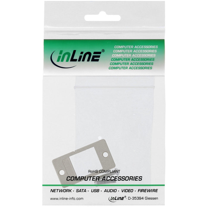 Soporte De Módulo Inline Keystone Snap-In, Simple, De Metal, Para Superficies Planas