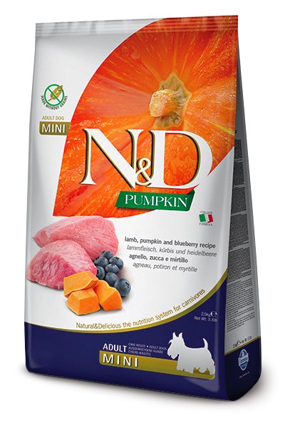 EAN 8010276033277 - Farmina Pet Food 8010276033277 comida seca para perros 2,5 kg Adulto Arándano, Cordero, Calabaza imagen 1