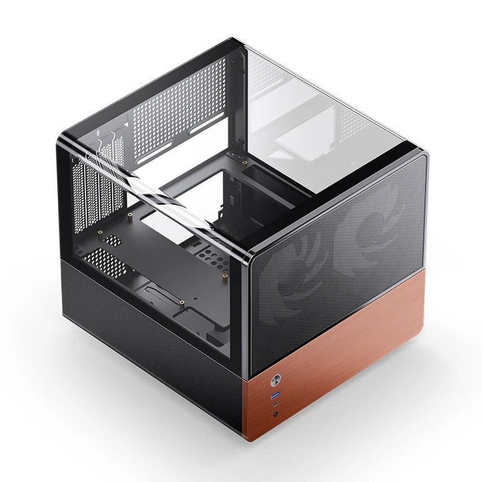 Jonsbo V12 Pc Carcasa, Mini-Tower, Micro-Atx - Negro