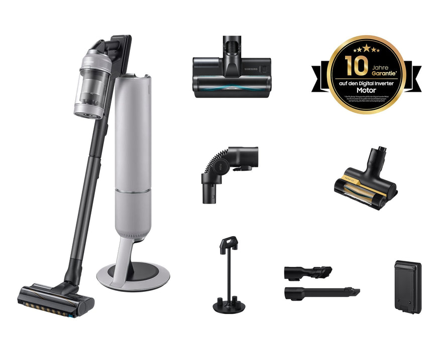 Samsung Staubsauger - Jet Petpro Mit All-In-One Clean Station *Pebble Gray*