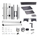 EAN 0065030906302 - StarTech.com 1110C-MOBILE-TV-CART soporte para TV 2,54 m (100") Negro, Plata imagen 14
