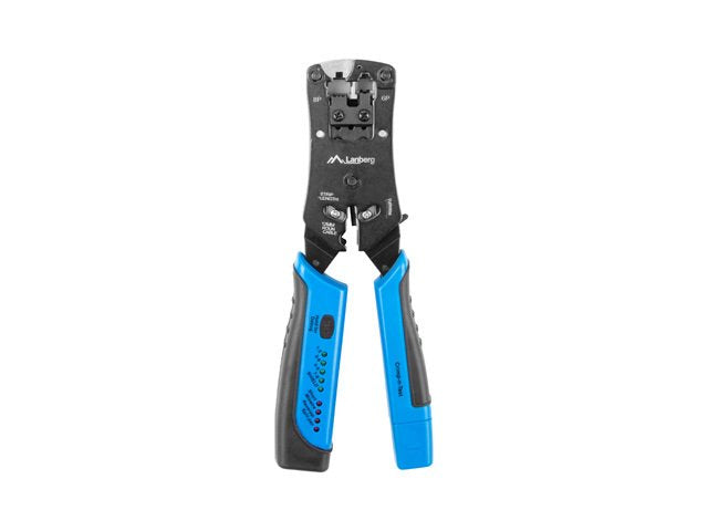 EAN 5901969419665 - Lanberg NT-0203 crimpadora Herramienta para prensar Negro, Azul imagen 3