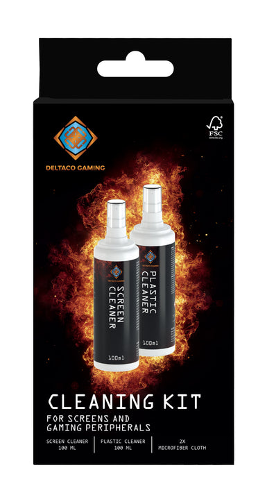 EAN 7333048059505 - Deltaco Gaming GAM-154 kit de limpieza para computadora Consola de juegos Paño seco y espray para limpiez imagen 7