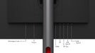 EAN 0196379715482 - Lenovo ThinkVision P27q-30 LED display 68,6 cm (27") 2560 x 1440 Pixeles Quad HD Negro imagen 11