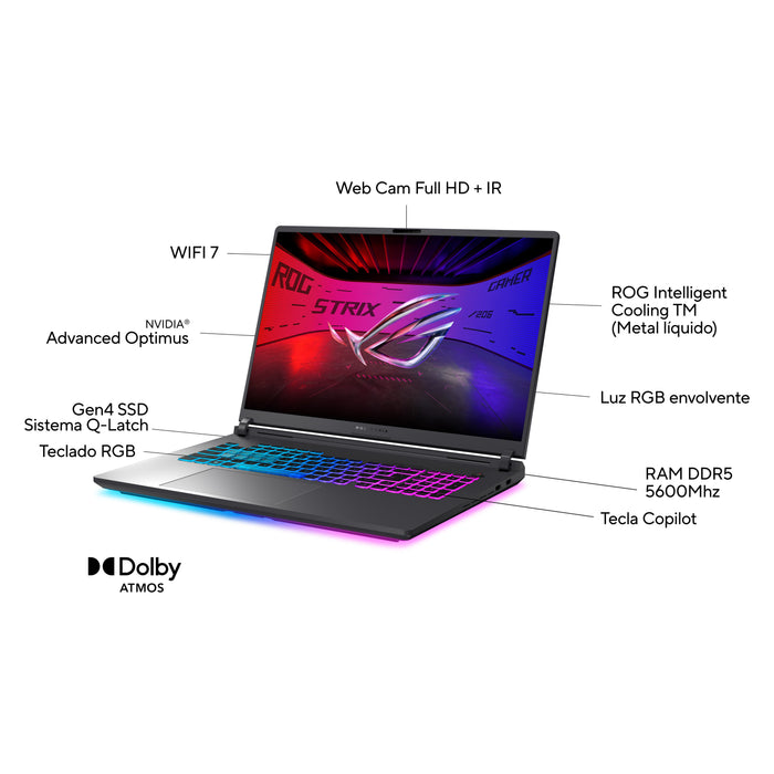 EAN 4711636009607 - ASUS ROG Strix G18 G815LM-S9004 45,7 cm (18") DDR5-SDRAM NVIDIA GeForce RTX 5060 Wi-Fi 7 (802.11be) imagen 3