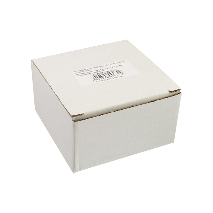 Inline Cat.5e Box 2x Rj45 Montaje En Superficie Blanco Ral9010