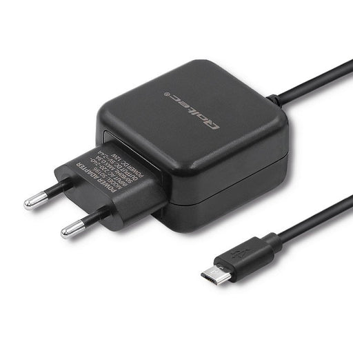 EAN 5901878501963 - Qoltec 50196 cargador de dispositivo móvil Smartphone, Tableta Negro Corriente alterna, CC, USB Interior imagen 1