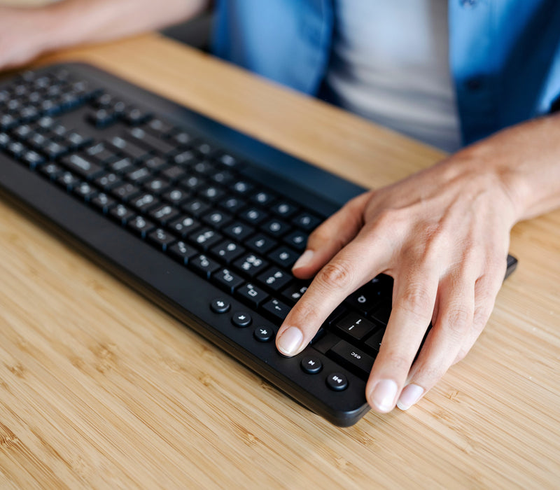 Trust Trezo Komfortables Set Aus Cableloser Tastatur Und Raton - Schwarz Ch