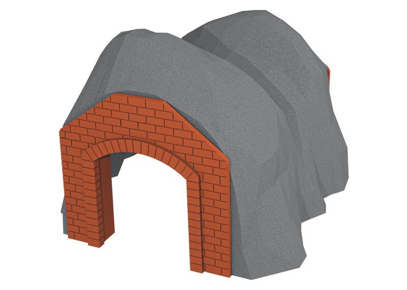 Märklin Tunnel - - - Gris - Naranja 72202