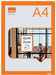 EAN 5028252642262 - Nobo 1915695 marco magnético A4 Naranja imagen 1