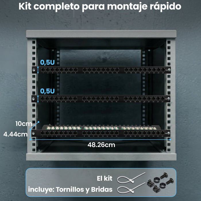 EAN 5902560369663 - Extralink EX.9663 panel de parcheo 0.5U imagen 15
