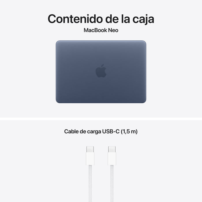 Apple Macbook Neo 13' A18 Pro 6-Core Cpu 8gb 512gb Ssd 5-Core Gpu Touch-Id Índigo