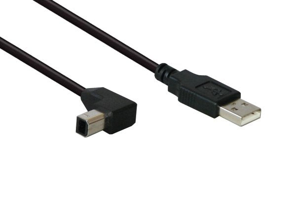 Good Connections Usb2.0 Cable A-B-Abajo Angulado. 3m