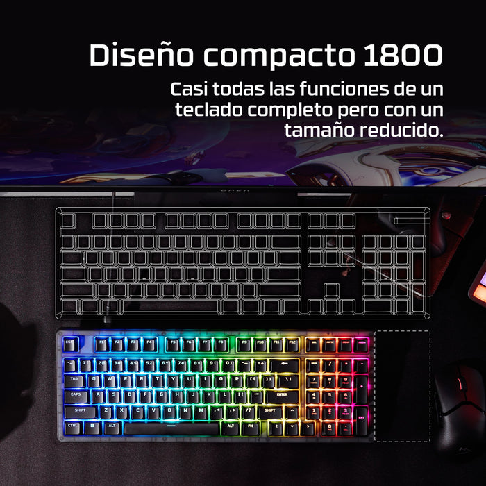EAN 0198828944764 - HyperX Origins 2 1800 teclado Juego USB Negro imagen 3