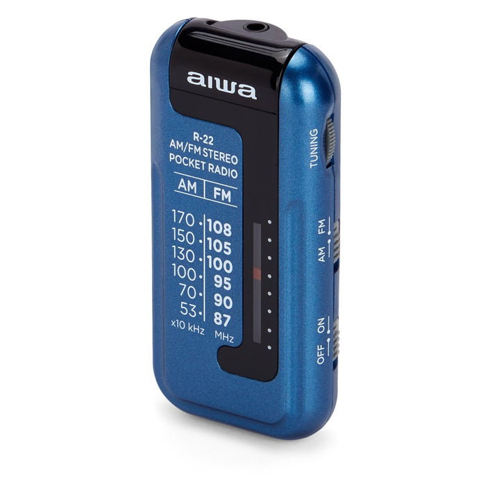 EAN 8435256896947 - Aiwa R-22BL radio Personal Analógica Azul imagen 3