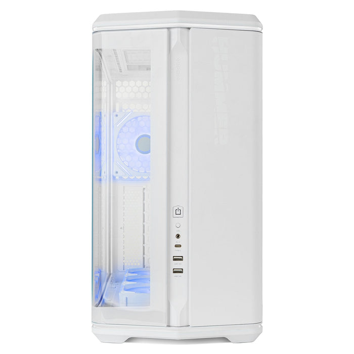Caja Gaming Semitorre Nox Hummer Anvil Blanca