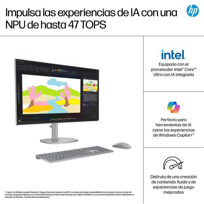 EAN 199896764919 - HP OmniStudio X All-in-One Desktop Next Gen AI 27-cs1005ns PC Copilot+ PC Intel Core Ultra 5 226V 68,6 cm  imagen 7