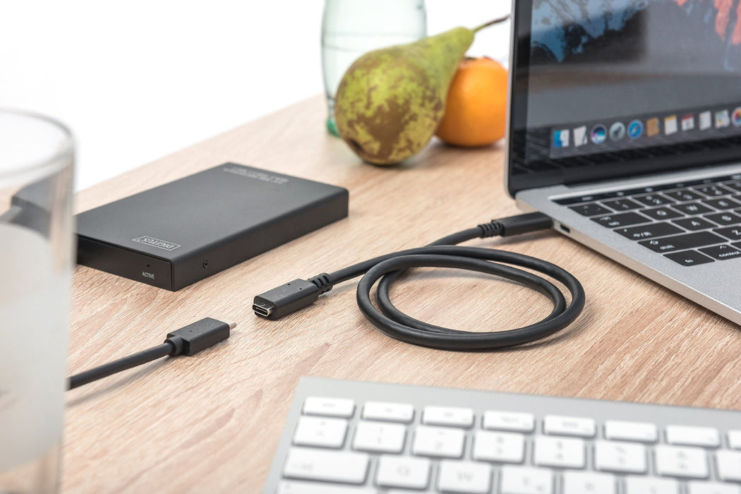 EAN 4016032455318 - Digitus AK-300210-020-S cable USB USB 2.0 2 m USB C 0,48 Gbit/s Negro imagen 4