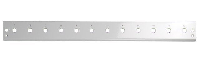 Efb Frontblende 12 X St Fc (D-Hole), Grau