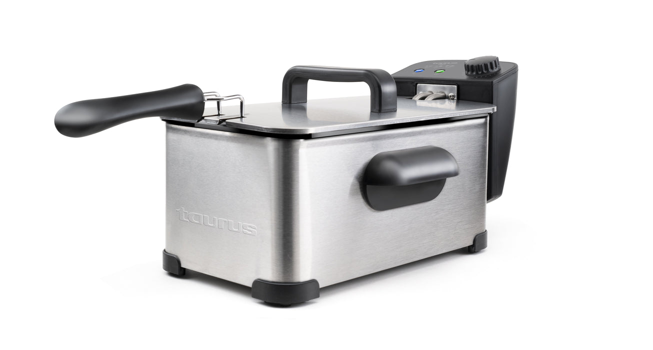EAN 8414234739674 - Taurus Fry 3 Sencillo 3 L Independiente 2000 W Freidora Acero inoxidable imagen 1