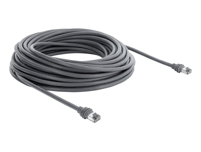 Cable Delock Rj45  De Red Cat.6 Kompatibel Mit Starlink Gen3 - 15 M Grau