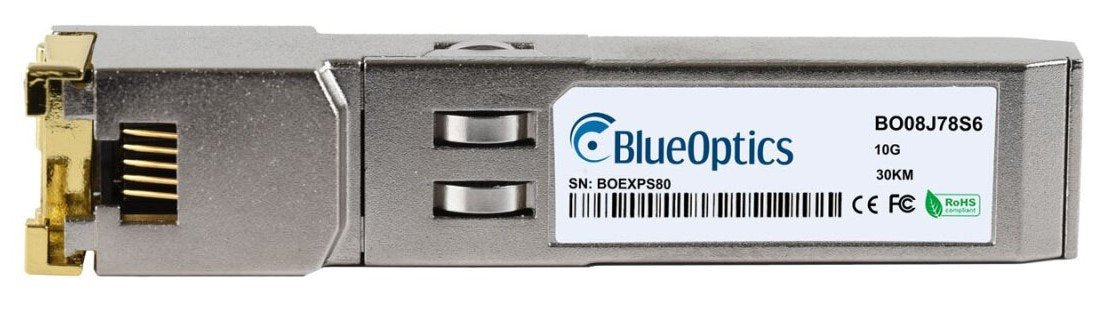 Blueoptics Barox Ac-Sfp+-T Blueoptics Bo08j78s7 Sfp+ Transceiver, Rj45 Cobre, 10gbase-T, 80 M