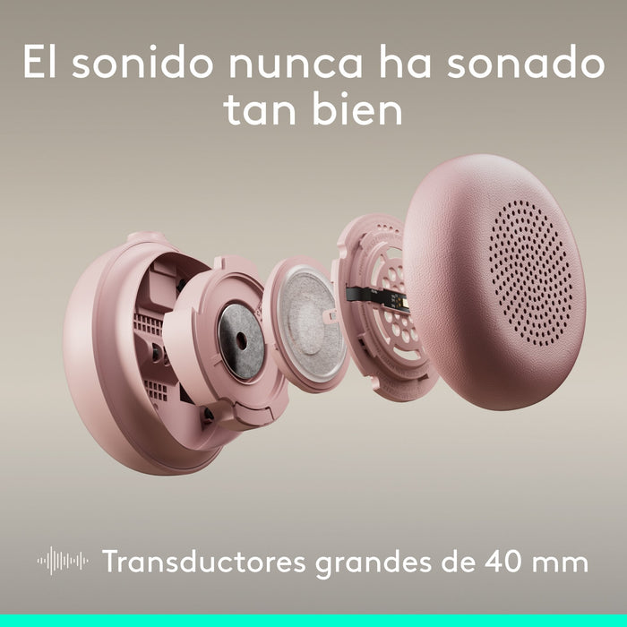 Logitech Zone Wired 2 Headset, Rose