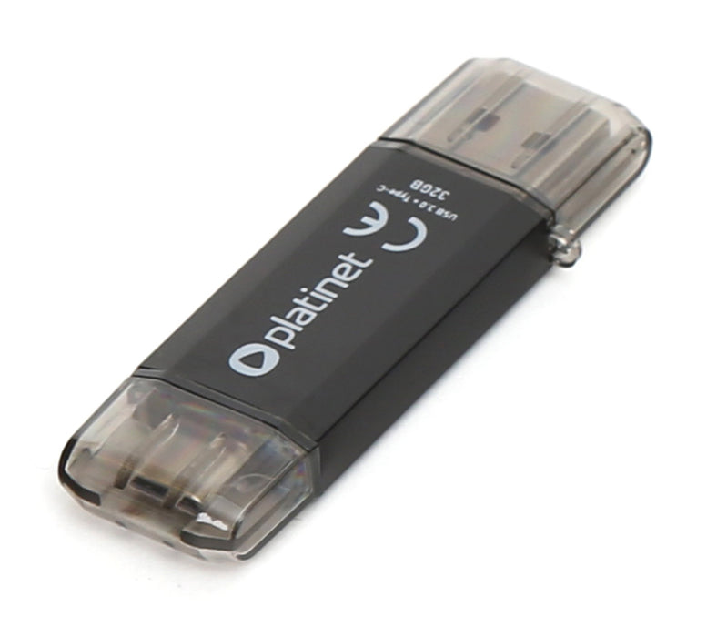 EAN 5907595454513 - Platinet PMFC32B unidad flash USB 32 GB USB Type-A / USB Type-C 3.2 Gen 1 (3.1 Gen 1) Negro imagen 1