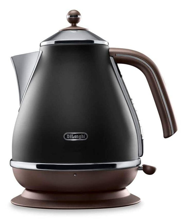 EAN 8004399771956 - De’Longhi KBOV 2001.BK tetera eléctrica 1,7 L 2000 W Negro, Marrón imagen 1