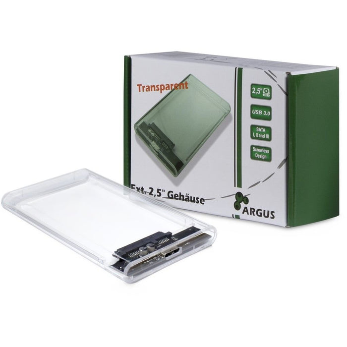 EAN 4260455643658 - Inter-Tech GD-25000 Caja de disco duro (HDD) Transparente 2.5" imagen 1