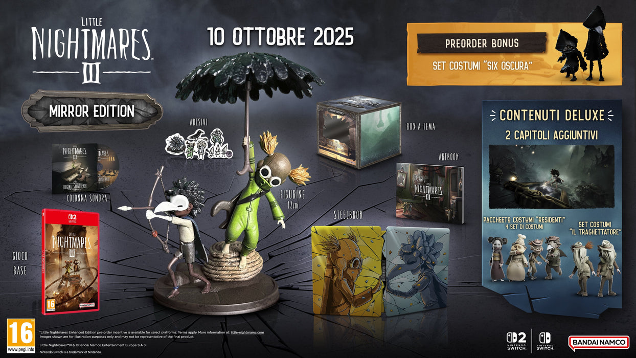 Juego Little Nightmares Iii Edición Coleccionista Mirror (Gkc) Switch 2
