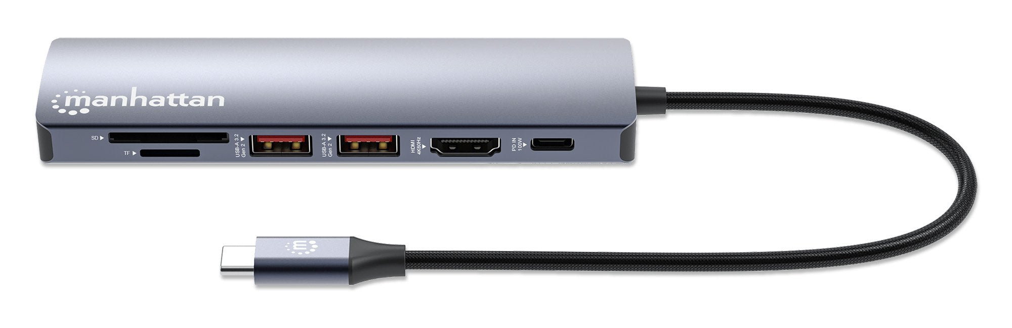 EAN 0766623153966 - Manhattan 153966 base para portátil y replicador de puertos Alámbrico USB 3.2 Gen 2 (3.1 Gen 2) Type-C Pl imagen 4