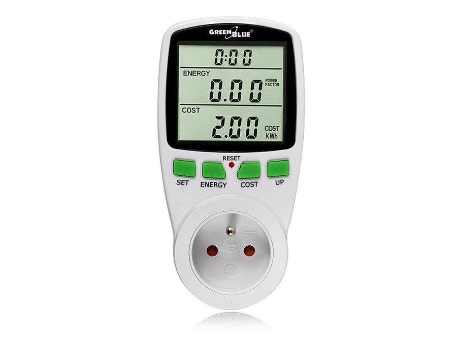 EAN 5903292800349 - Greenblue GB202 vatímetro Blanco Pantalla incorporada LCD 0 - 9999 W imagen 3