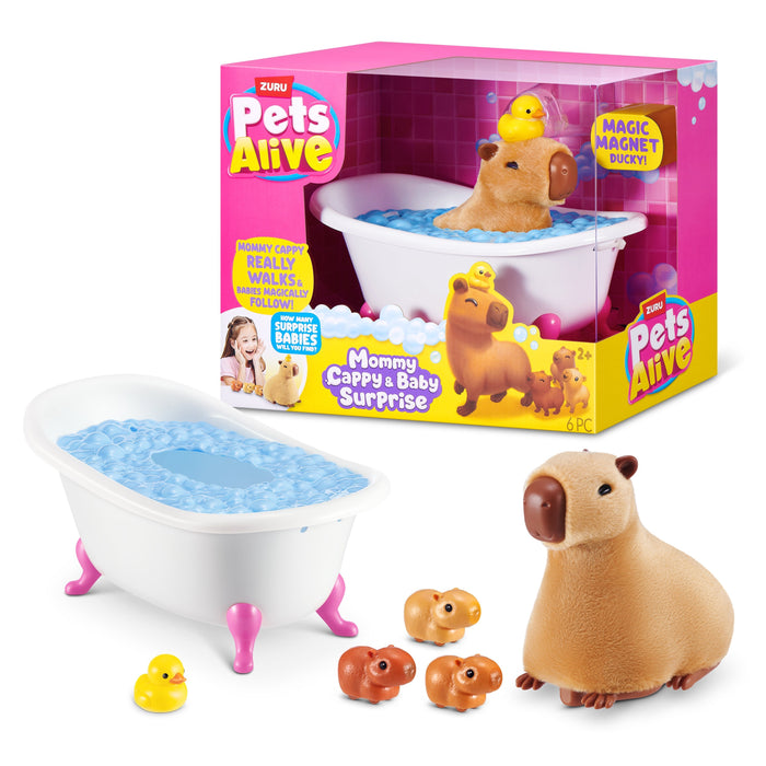 Zuru Pets Alive - Mommy Capybara And Baby Surprise 9574
