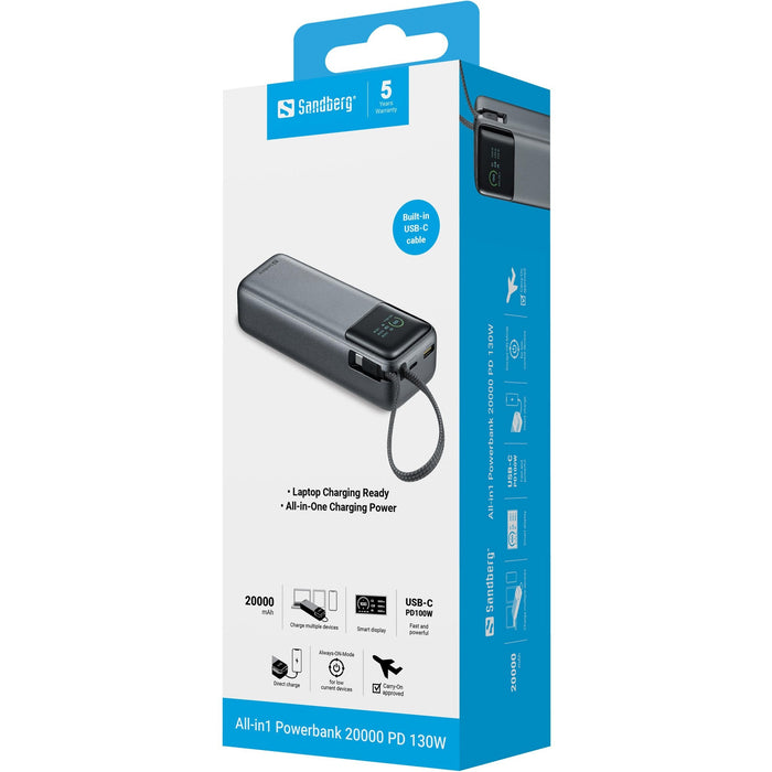 All-In1 Powerbank 20000 Pd  130w