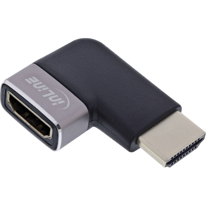 Inline® Hdmi Adapter, Hdmi A Plug / Socket, 90° Right, 8k Uhd